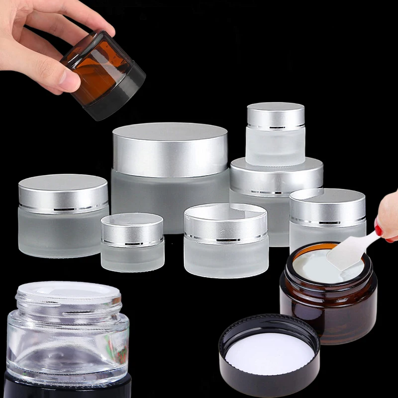 5Pcs 5g-100g Mini Amber Round  - Candle Supplies Glass Jars 리뷰 및 가격