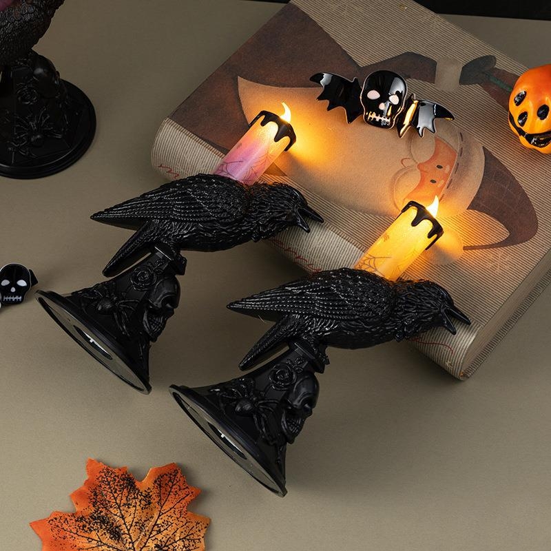Black Crow Statue Candlestick  - Candle Supplies Europe 리뷰 및 가격