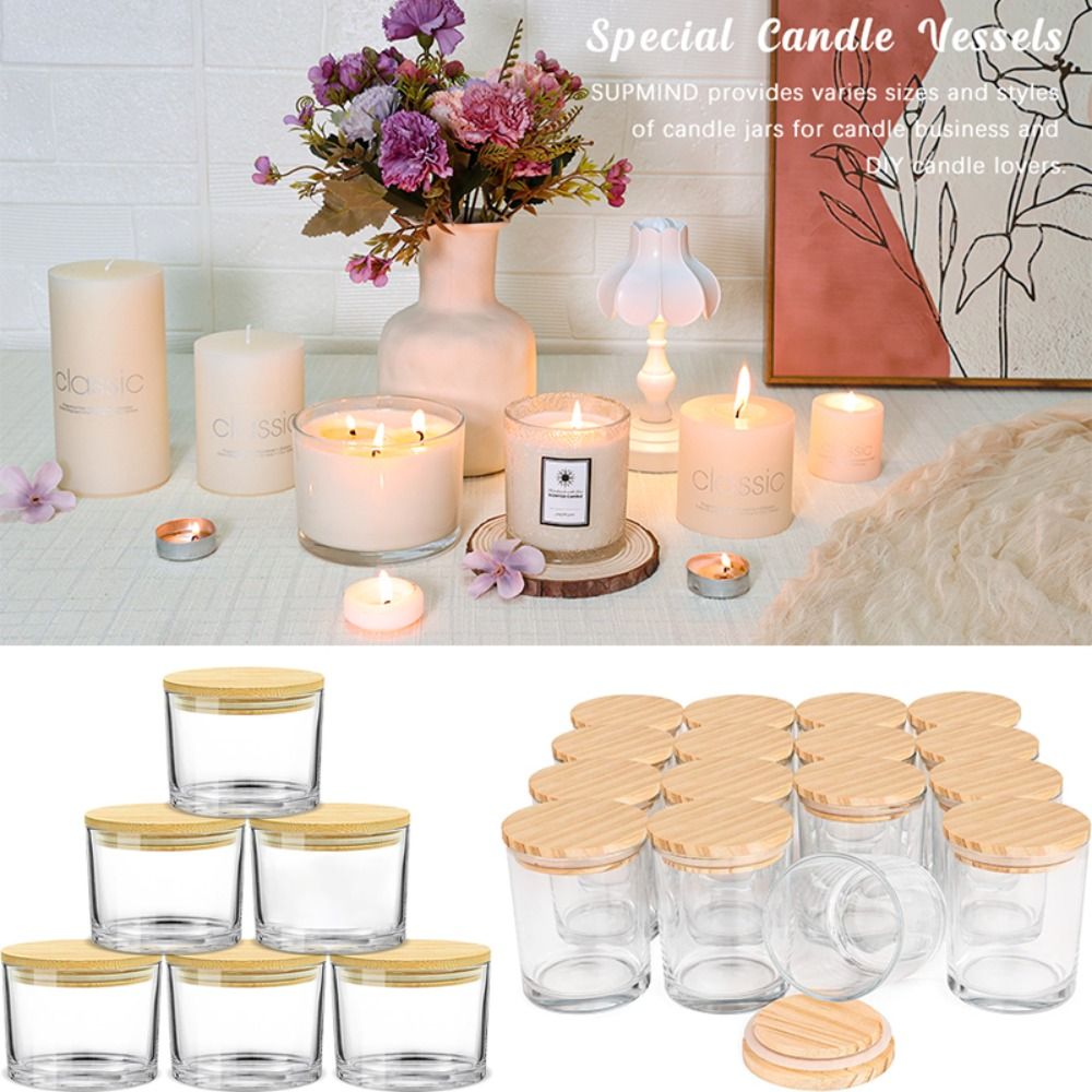 C9 Clear Glass Candle Jars Sma - Candle Supplies Glass Jars 리뷰 및 가격