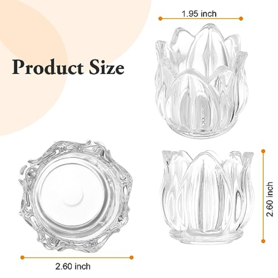Pcs Votive Candle Holders Thic - Candle Supplies Glass Jars 리뷰 및 가격
