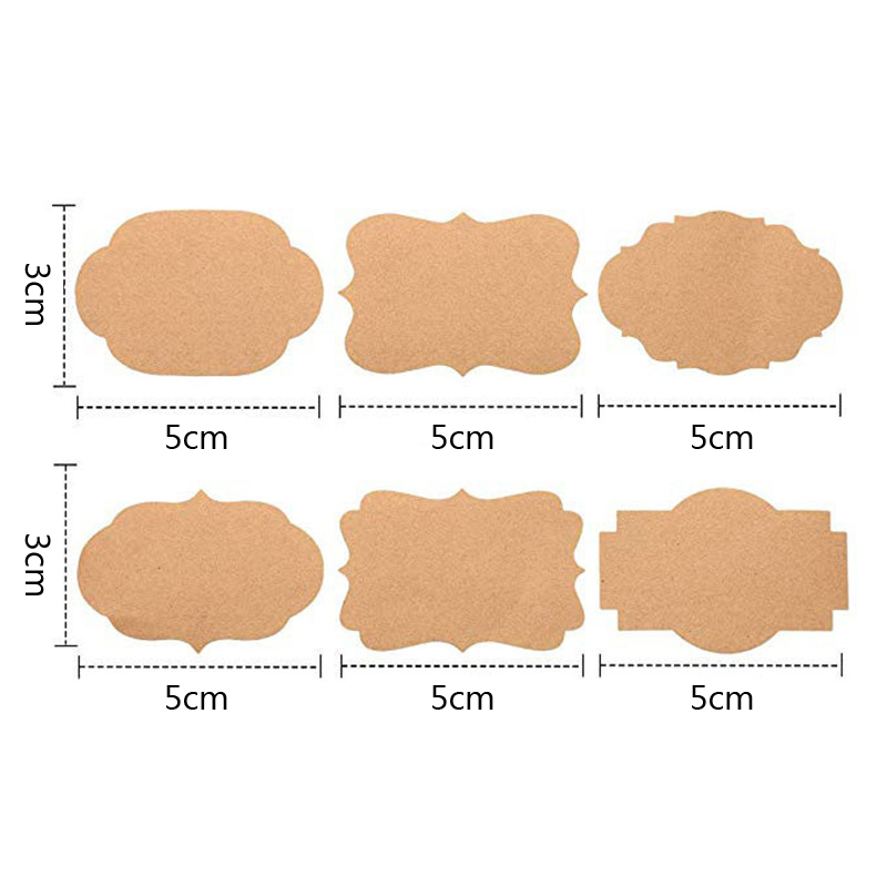 250Pcs Kraft Stickers Paper La - Candle Supplies Glass Jars 리뷰 및 가격