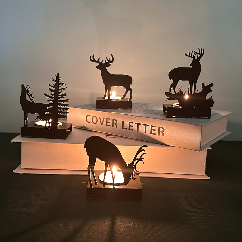 Metal Elk Candlestick Home Chr - Candle Supplies Europe 리뷰 및 가격