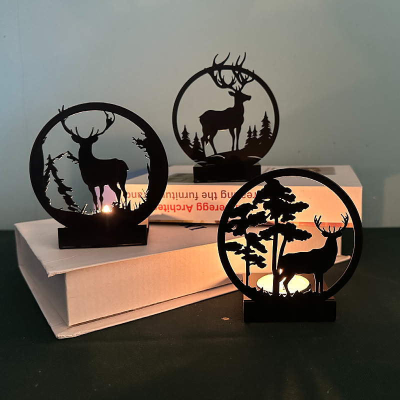 Metal Elk Candlestick Home Chr - Candle Supplies Europe 리뷰 및 가격