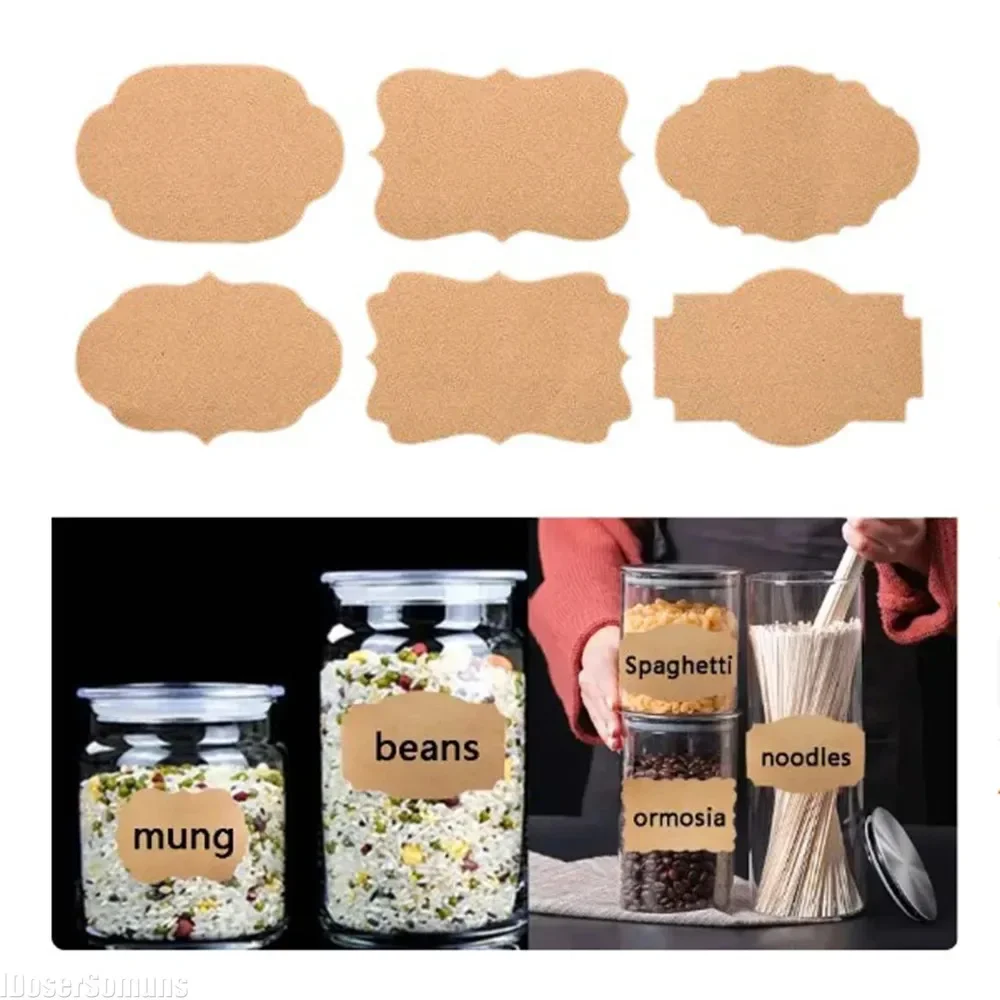 Kraft Stickers Paper Labels Bl - Candle Supplies Glass Jars 리뷰 및 가격