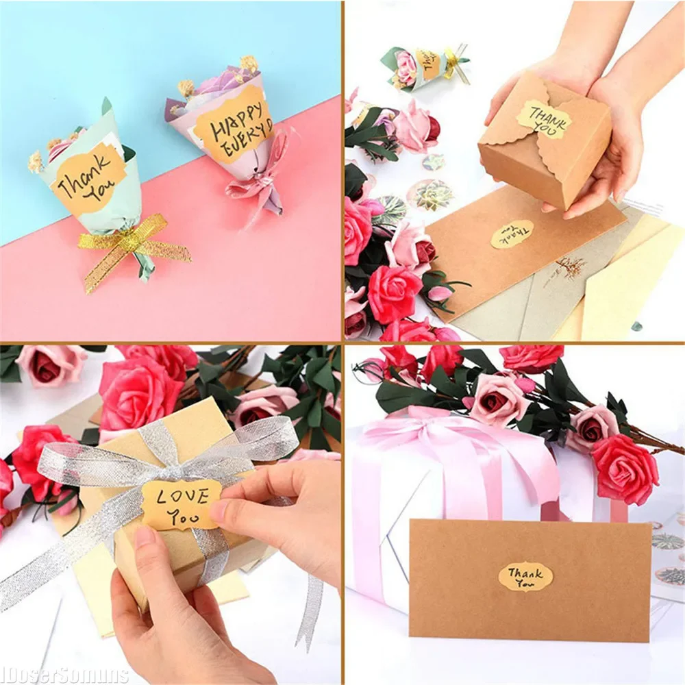 Kraft Stickers Paper Labels Bl - Candle Supplies Glass Jars 리뷰 및 가격