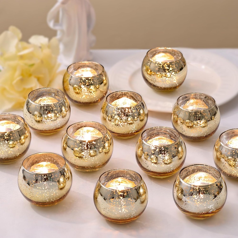 6/12Pcs Glass Candle Holders B - Candle Supplies Europe 리뷰 및 가격