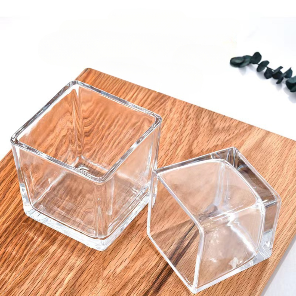 Geometry Square Candlestick In - Candle Supplies Glass Jars 리뷰 및 가격