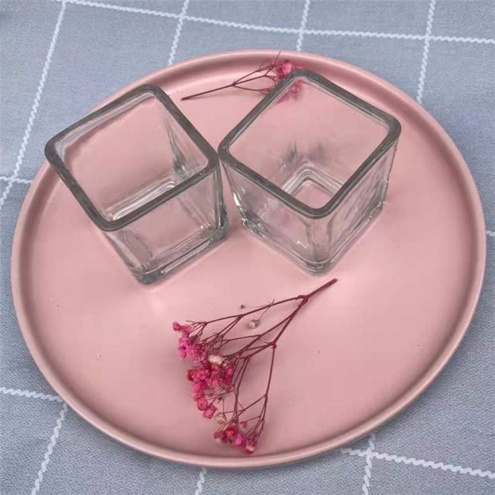 Geometry Square Candlestick In - Candle Supplies Glass Jars 리뷰 및 가격